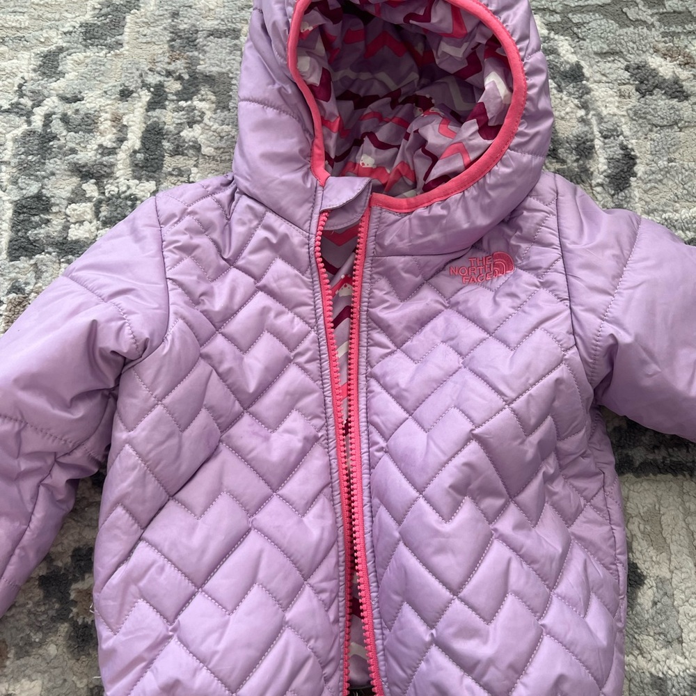 The North Face 12-18 month baby reversible waterproof jacket.